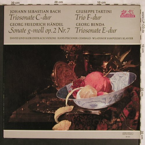 Bach,Johann Sebastian/Händel/Tartin: Triosonate C-Dur/Sonate g-m,op.2..., Heliodor(89 561), D,  - LP - L8044 - 7,50 Euro