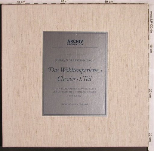 Bach,Johann Sebastian: Das Wohltemperierte Clavier 1.Teil, Archiv(2708 006), D, Box,  - 2LP - L8045 - 17,50 Euro