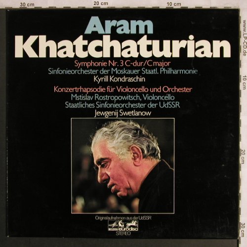 Khachaturian,Aram: Symphonie Nr.3 C-Dur/C major, Melodia/Eurodisc (86 881 KK), D Typ: LP Best.-Nr.: L8048 Preis: 6,00 Euro