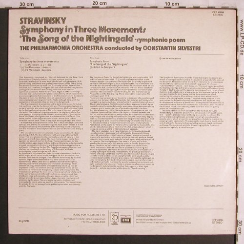 Strawinsky,Igor: The Song of the Nightingale, Classics for Pleasure(CFP 40094), UK, Ri,  - LP - L8052 - 6,00 Euro