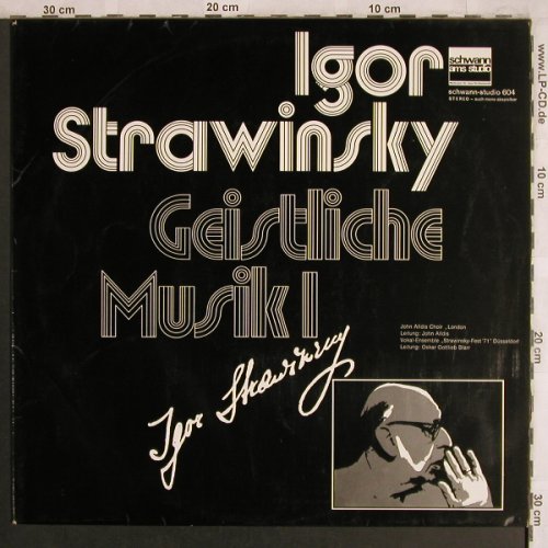 Strawinsky,Igor: Geistliche Musik 1, vg+/vg+, Schwann AMS Studio(604), D, 1971 - LP - L8054 - 4,00 Euro