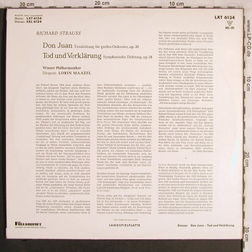 Strauss,Richard: Don Juan / Till Eulenspiegel,m-/vg+, Decca(LXT 6134), D, Mono,  - LP - L8064 - 7,50 Euro