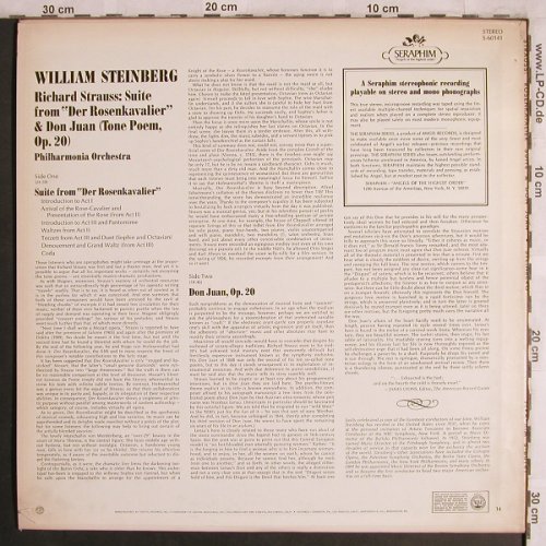 Strauss,Richard: Der Rosenkavalier Suite/Don Juan, Seraphim(S-60141), US,  - LP - L8065 - 5,00 Euro