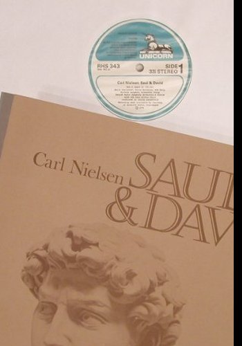 Nielsen,Carl: Saul & David, Box, sung in engl., Unicorn(RHS 343/5), UK, 1976 - 3LP - L8078 - 15,00 Euro