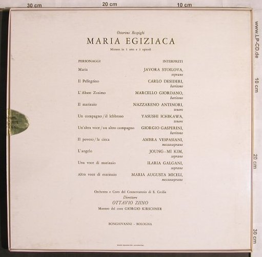 Respighi,Ottorino: Maria Egiziaca, Box, Bongiovanni Editore(GB 2008/9), I,  - 2LP - L8086 - 14,00 Euro