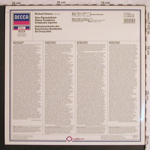 Strauss,Richard: Eine Alpensinfonie op.64, Decca ADRM(6.43516 OG), D, co, 1987 - LP - L8097 - 6,00 Euro