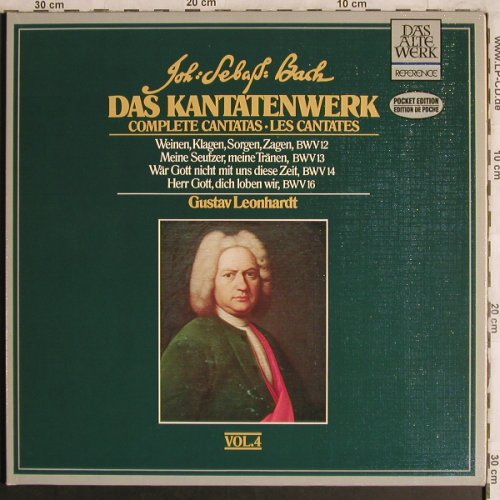 Bach,Johann Sebastian: Das Kantatenwerk Vol  4, Foc, Telefunken(6.48204 DM), D, Ri, 1983 - 2LP - L8098 - 7,50 Euro