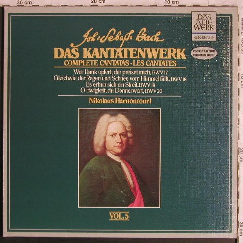 Bach,Johann Sebastian: Das Kantatenwerk Vol  5, Foc, Telefunken (6.48205 DM), D, Ri, 1984 Typ: 2LP Best.-Nr.: L8105 Preis: 7,50 Euro