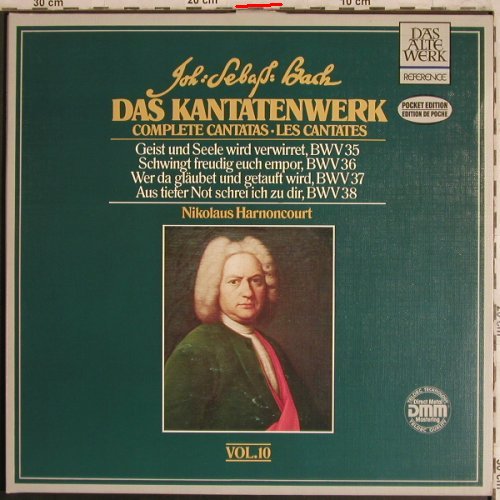 Bach,Johann Sebastian: Das Kantatenwerk Vol 10,Foc, m-/vg+, Telefunken (6.48264 DM), D, Ri, 1986 Typ: 2LP Best.-Nr.: L8106 Preis: 7,50 Euro