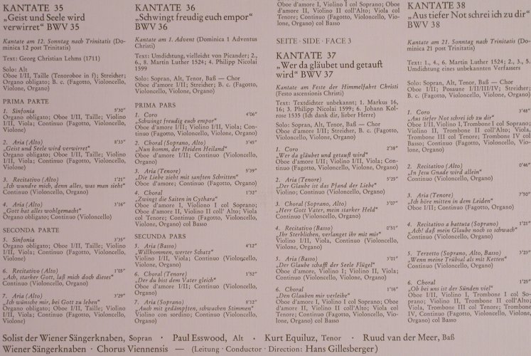 Bach,Johann Sebastian: Das Kantatenwerk Vol 10,Foc, m-/vg+, Telefunken (6.48264 DM), D, Ri, 1986 Typ: 2LP Best.-Nr.: L8106 Preis: 7,50 Euro