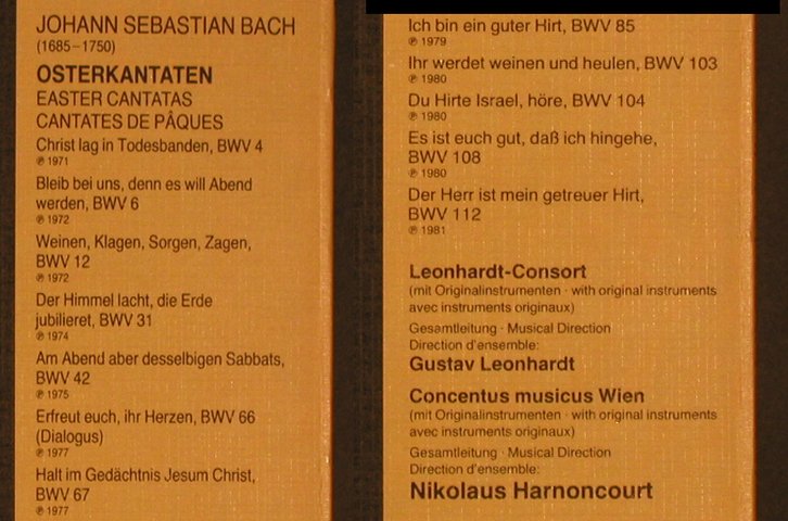Bach,Johann Sebastian: Osterkantaten, Box, Telefunken(6.35551 FK), D, Ri, 1982 - 5LP - L8109 - 20,00 Euro