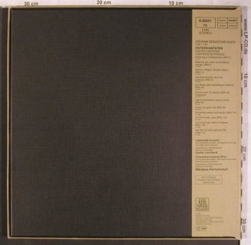 Bach,Johann Sebastian: Osterkantaten, Box, Telefunken(6.35551 FK), D, Ri, 1982 - 5LP - L8109 - 20,00 Euro