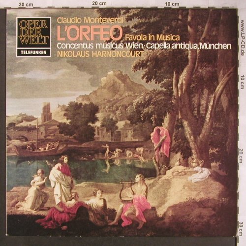 Monteverdi,Claudio: L'Orfeo-Arien & Szenen, Telefunken(6.41175 AN), D, 1970 - LP - L8110 - 6,00 Euro