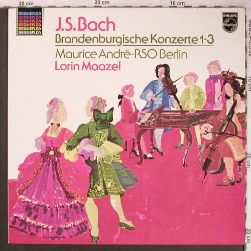 Bach,Johann Sebastian: Brandenburgische Konzerte 1-3, Philips Sequenza(6527 053), NL, Ri,  - LP - L8111 - 6,00 Euro