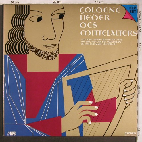 V.A.Goldene Lieder des Mittelalters: 1-3, 60 Tr., MPS (090 209 4), D, Ri, 1969 Typ: 3LP Best.-Nr.: L8116 Preis: 9,00 Euro