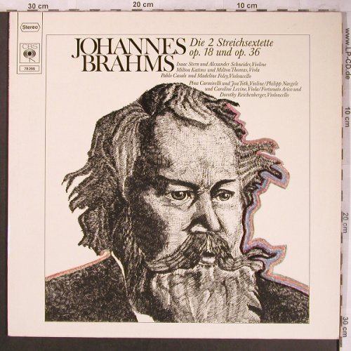Brahms,Johannes: Die 2 Streichsextette,op.18, op.36, CBS(78 266), D, 1975 - 2LP - L8120 - 7,50 Euro
