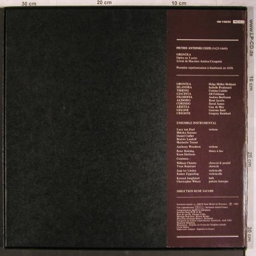 Cesti,Pietro Antonio: Orontea, Box, Harmonia Mundi(HM 1100/02), F, 1982 - 3LP - L8135 - 15,00 Euro