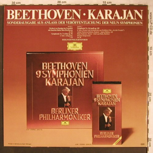 Karajan,Herbert von: Beethoven - Sonderausgabe..., D.Gr. (2810 069), D, 1977 Typ: LP Best.-Nr.: L8137 Preis: 9,00 Euro