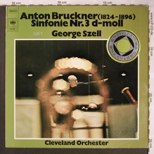 Bruckner,Anton: Sinfonie Nr.3 d-moll, m-/vg+, CBS(CBS 61 072), NL, 1974 - LP - L8142 - 5,00 Euro