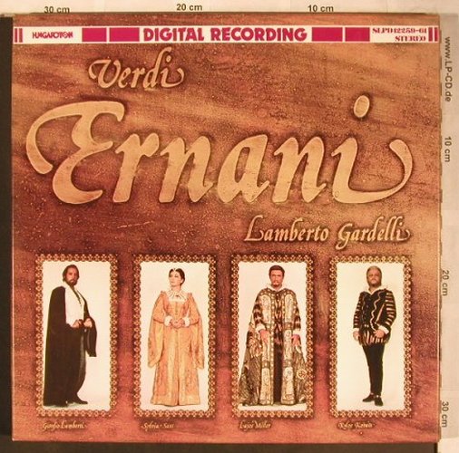 Verdi,Giuseppe: Ernani, Box (in italian), Hungaroton (SLPD 12259-61), H, 1982 Typ: 3LP Best.-Nr.: L8150 Preis: 17,50 Euro