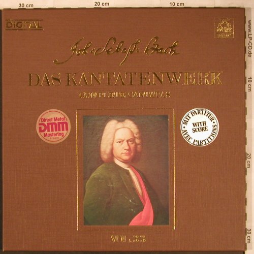 Bach,Johann Sebastian: Das Kantatenwerk Vol.33,BWV 132-135, Teldec (6.35607 EX), D,Box, 1984 Typ: 2LP Best.-Nr.: L8159 Preis: 9,00 Euro