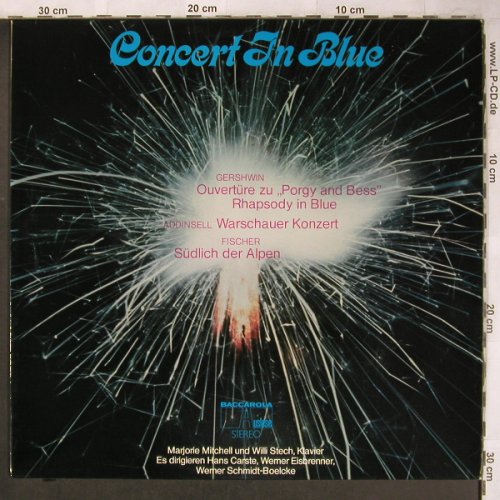 Gershwin,George /Addinsell/ Fischer: Concert in Blue, Baccarola(85 178 ZU), D,  - LP - L8163 - 5,00 Euro