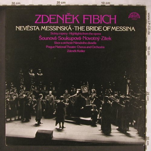 Fibich,Zdenek: Nevesta Messinska, vg+/m-, Supraphon (1116 3558 G), CZ, 1984 Typ: LP Best.-Nr.: L8166 Preis: 4,00 Euro