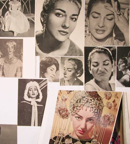 Callas,Maria: 97 Zeitungsausschnitte, (Collage)(), ,  - LP - L8169 - 25,00 Euro