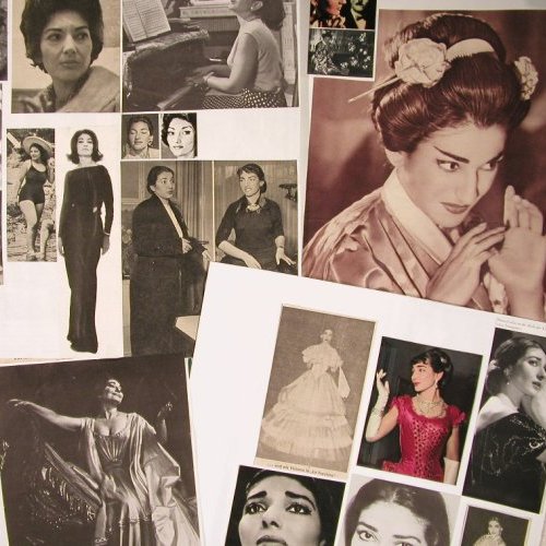 Callas,Maria: 97 Zeitungsausschnitte, (Collage)(), ,  - LP - L8169 - 25,00 Euro