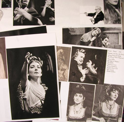 Callas,Maria: 97 Zeitungsausschnitte, (Collage)(), ,  - LP - L8169 - 25,00 Euro