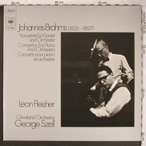 Brahms,Johannes: Konzert für Klavier u.Orch.Nr.1 & 2, CBS(S 77 259), D,Foc,  - 2LP - L8175 - 7,50 Euro