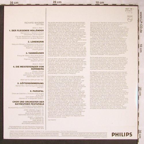 Wagner,Richard: Die großen Chöre, Philips(6527 108), NL, 1981 - LP - L8205 - 5,00 Euro