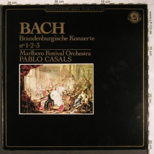 Bach,Johann Sebastian: Brandenburgische Konzerte 1,2,3, CBS Masterworks(CBS 60251), NL, Ri, 1983 - LP - L8208 - 6,00 Euro