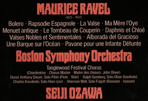 Ravel,Maurice: Orchestermusik, Box, D.Gr.(2740 120), D, 1974 - 4LP - L8216 - 22,50 Euro