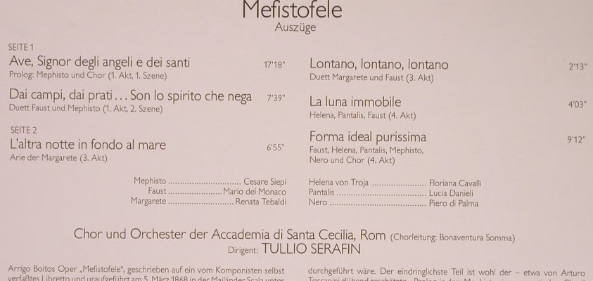 Boito,Arrigo: Mefistotele - Auszüge, Decca Aspekte(6.42519 AH), D, Ri,  - 3LP - L8234 - 5,00 Euro