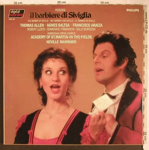 Rossini,Gioacchino: IL Barbiere di Siviglia, Box, Philips (6769 100), NL, 1983 Typ: 3LP Best.-Nr.: L8239 Preis: 15,00 Euro