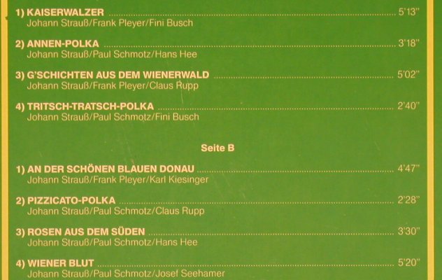 Tölzer Knabenchor: singt Johann Strauß,Kaiserwalzer, Koch(121 820), D, 1987 - LP - L8263 - 5,00 Euro