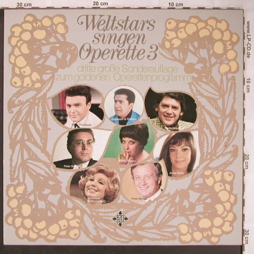 V.A.Weltstars Singen Operette 3: Peter Minich...Rita Bartos, Telefunken(6.21365 AF), D, 1974 - LP - L8265 - 5,00 Euro