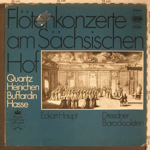 V.A.Flötenkonzerte a.SächsischenHof: Quantz, Heinichen, Buffardin,Hasse, Eterna (7 25 129), DDR,m-/vg+, 1988 Typ: LP Best.-Nr.: L8269 Preis: 5,00 Euro
