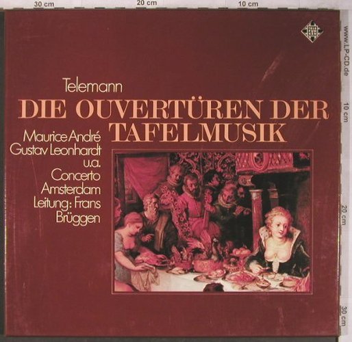 Telemann,Georg Philipp: Die Ouvertüren der Tafelmusik, Box, Telefunken(6.35050 DX), D,Ri, 1970 - 2LP - L8273 - 9,00 Euro