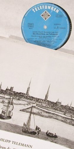 Telemann,Georg Philipp: Die Ouvertüren der Tafelmusik, Box, Telefunken(6.35050 DX), D,Ri, 1970 - 2LP - L8273 - 9,00 Euro