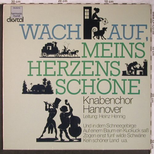 Knabenchor Hannover: Wach Auf, Meins Herzens Schöne, Harmonia Mundi(HM 596 D), D, Foc, 1982 - LP - L8278 - 6,00 Euro