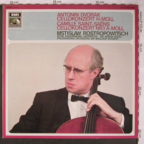 Dvorak,Antonin / Saint-Saens: Cellokonzert h-molCellokonzert Nr.1, EMI,Club Ed.(29 616-6), D,  - LP - L8280 - 7,50 Euro