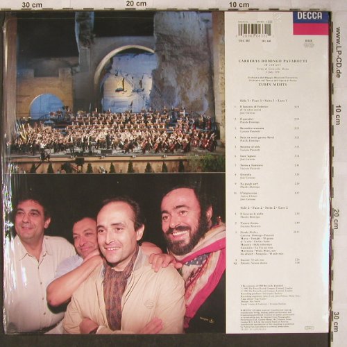 Carreras / Domingo / Pavarotti: In Concert-Mehta, FS-New, Decca(430 433-1), D, 1990 - LP - L8294 - 12,50 Euro