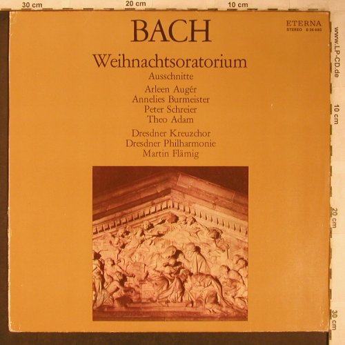 Bach,Johann Sebastian: Weihnachtsoratorium-Auschnitte, Eterna(8 26 693), DDR, 1975 - LP - L8295 - 5,00 Euro