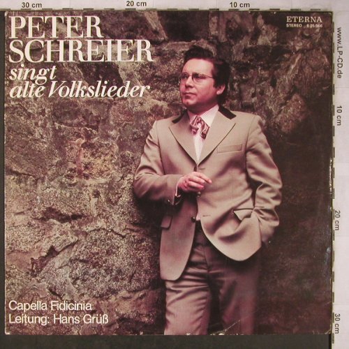 Schreier,Peter: singt alte Volkslieder, m-/vg+, Eterna (8 35 066), DDR, 1978 Typ: LP Best.-Nr.: L8301 Preis: 6,00 Euro