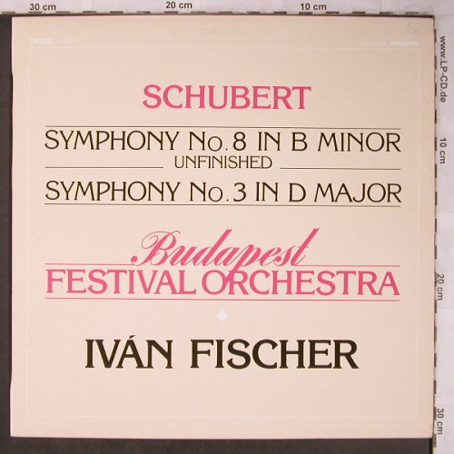 Schubert,Franz: Symphony No.8 & 3 -Unfinished -D759, Hungaroton(SLPD 12 616), H, 1984 - LP - L8303 - 7,50 Euro