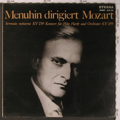 Mozart,Wolfgang Amadeus: Serenata Notturna KV 239, KV 229, Eterna (8 26 186), DDR, 1973 Typ: LP Best.-Nr.: L8318 Preis: 7,50 Euro