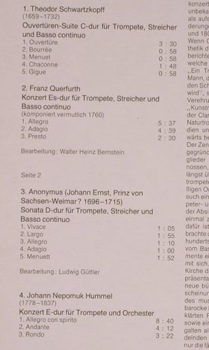 Güttler,Ludwig: 11-WiederentdeckteTrompetenkonzerte, Eterna(8 27 799), DDR, 1984 - LP - L8322 - 6,00 Euro