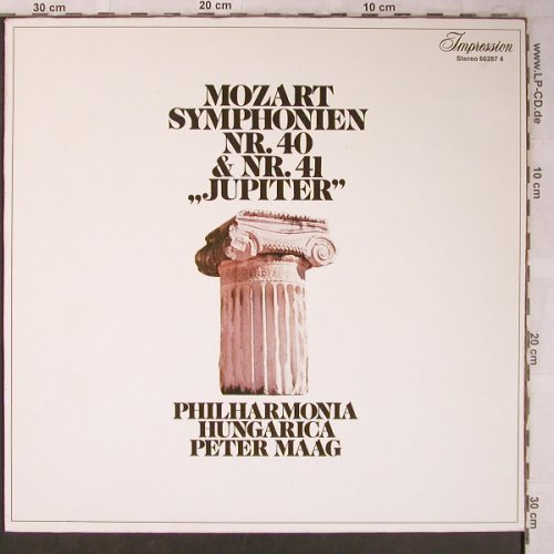 Mozart,Wolfgang Amadeus: Symphony No 40 & 41 - Jupiter, Impression, Club Ed. (66 287 4), D Typ: LP Best.-Nr.: L8324 Preis: 5,00 Euro